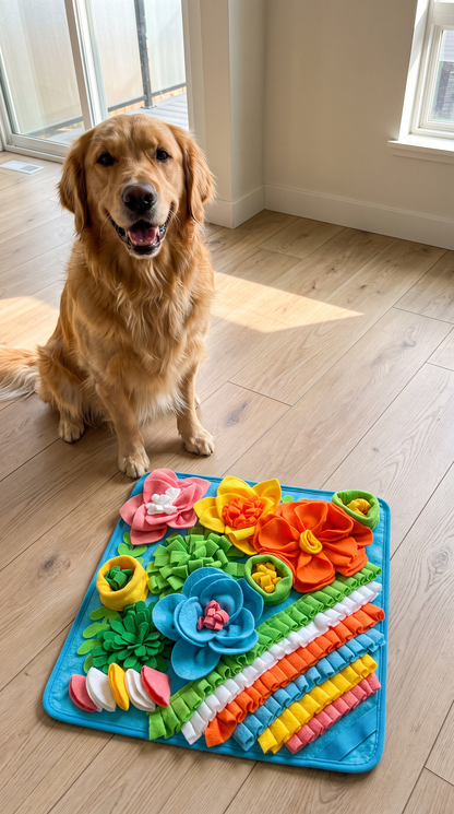 Alfombra Olfativa Jardín Sensorial Premium para Perros